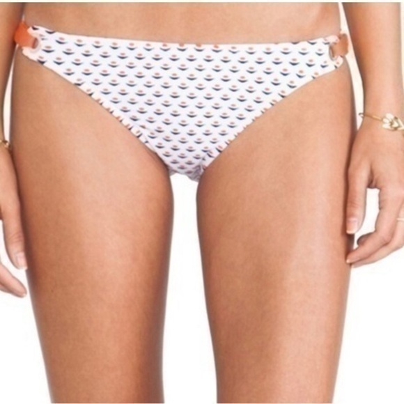 Geo Dot Retro Bottom in White - Picture 1 of 12